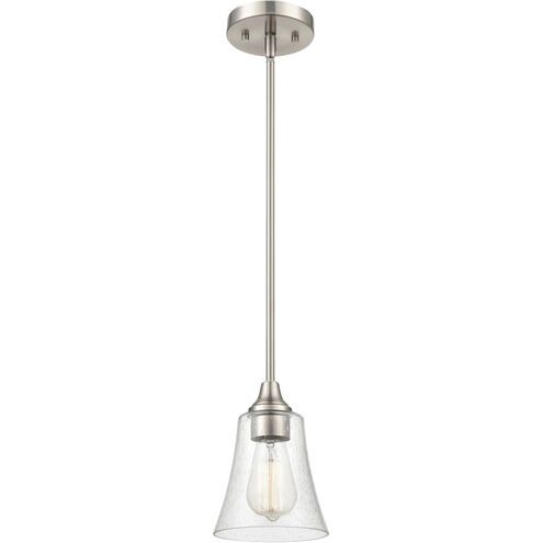 Caily 1 Light 5.75 inch Brushed Nickel Indoor Pendant Ceiling Light